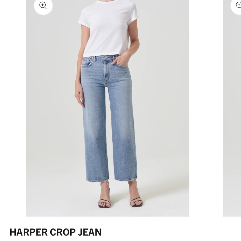 Harper Women's Blue Crop Jeans